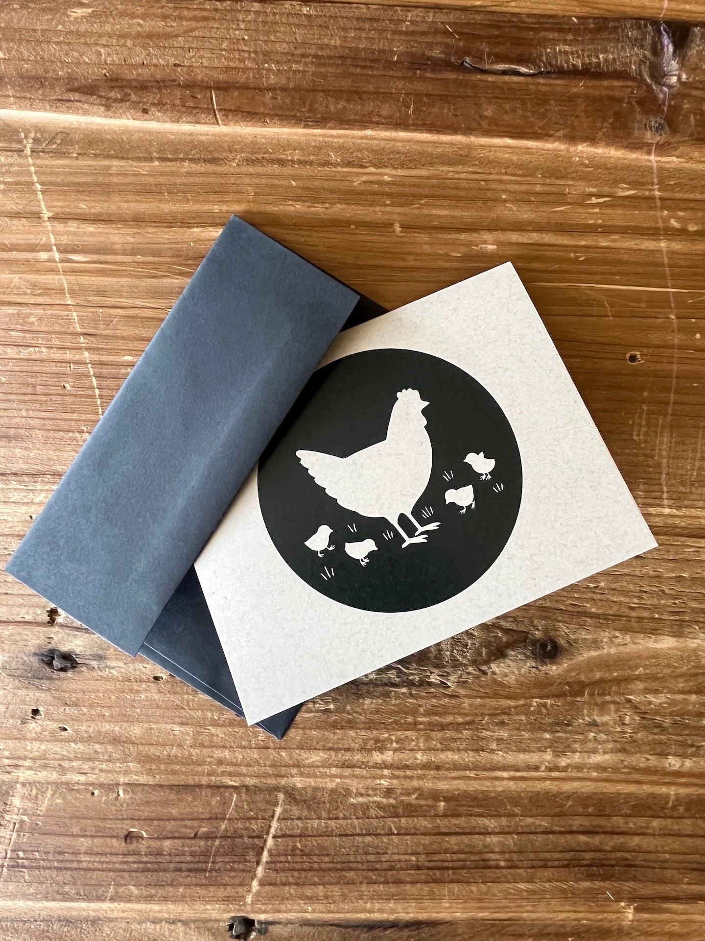 Hen & Chicks Notecards (FREE Shipping)